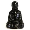 Sitting Buddha Oil Burner - Black  (OBBB-06)