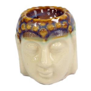 Buddha Oil Burner - Ivory & Mint  (OBBB-08)