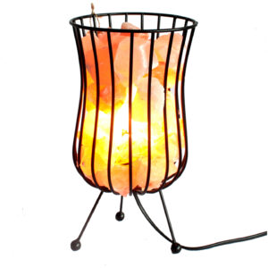 Tall Salt Rock Brazier Lamp
