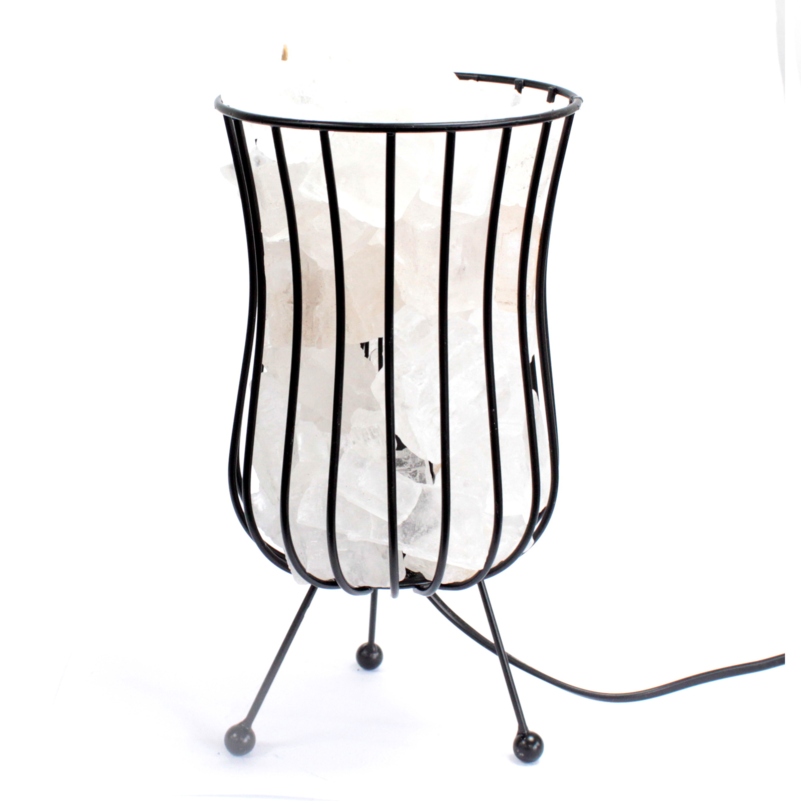 Tall Salt Rock Brazier Lamp