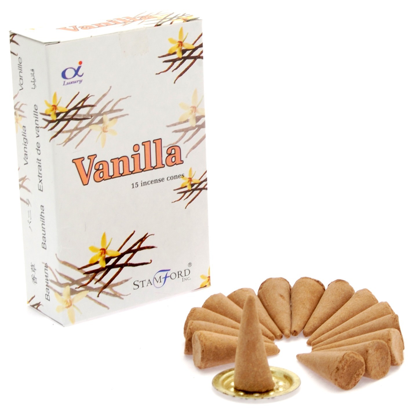Vanilla Incense Cones  (StamC-11)