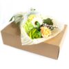 Boxed Hand Soap Flower Bouquet - Green  (SFB-11)