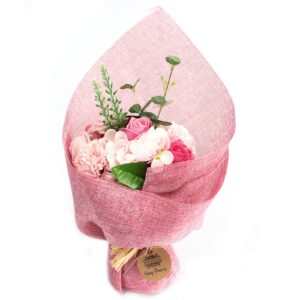 Standing Soap Flower Bouquet - Pink  (SFB-04)