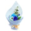 Standing Soap Flower Bouquet - Blue  (SFB-03)