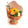 Standing Soap Flower Bouquet - Orange  (SFB-01)