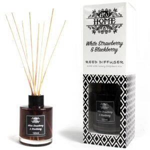 120ml Reed Diffuser - White Strawberry & Blackberry  (RDHF-01)