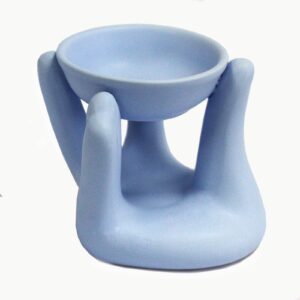 Open Hands Oil Burner - Blue (Cdes-07)
