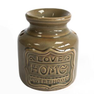 Lrg Home Oil Burner - Blue Stone - Love Home Sweet Home  (HomeOB-02)