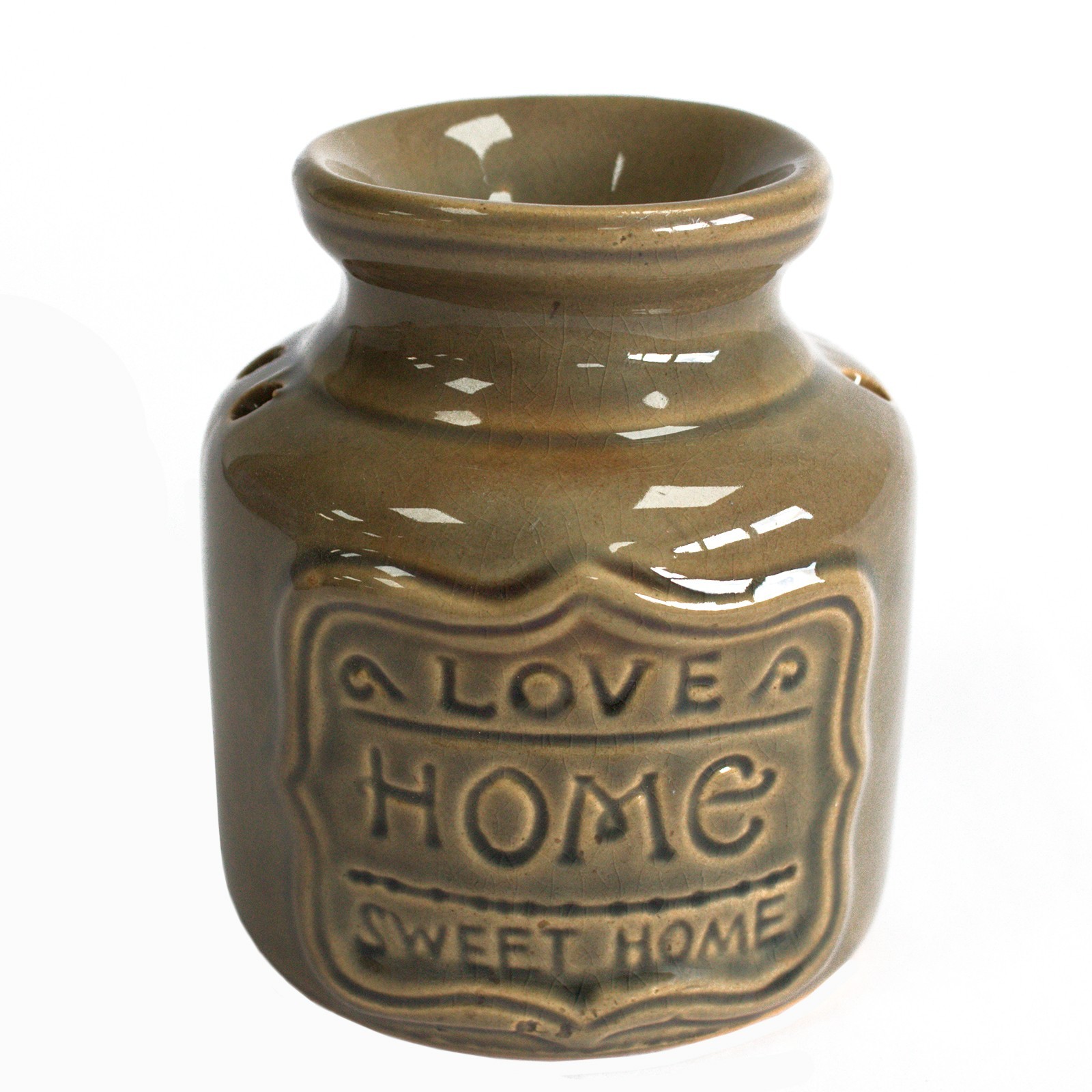Lrg Home Oil Burner - Blue Stone - Love Home Sweet Home (HomeOB-02)