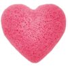 Konjac Heart Sponge - Rose  (KONG-04)