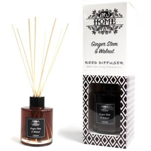 120ml Reed Diffuser - Ginger Stem & Walnut  (RDHF-10)