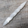 Selenite Spiral Wands - 16 cm (Point Both Ends)  (SelW-04)