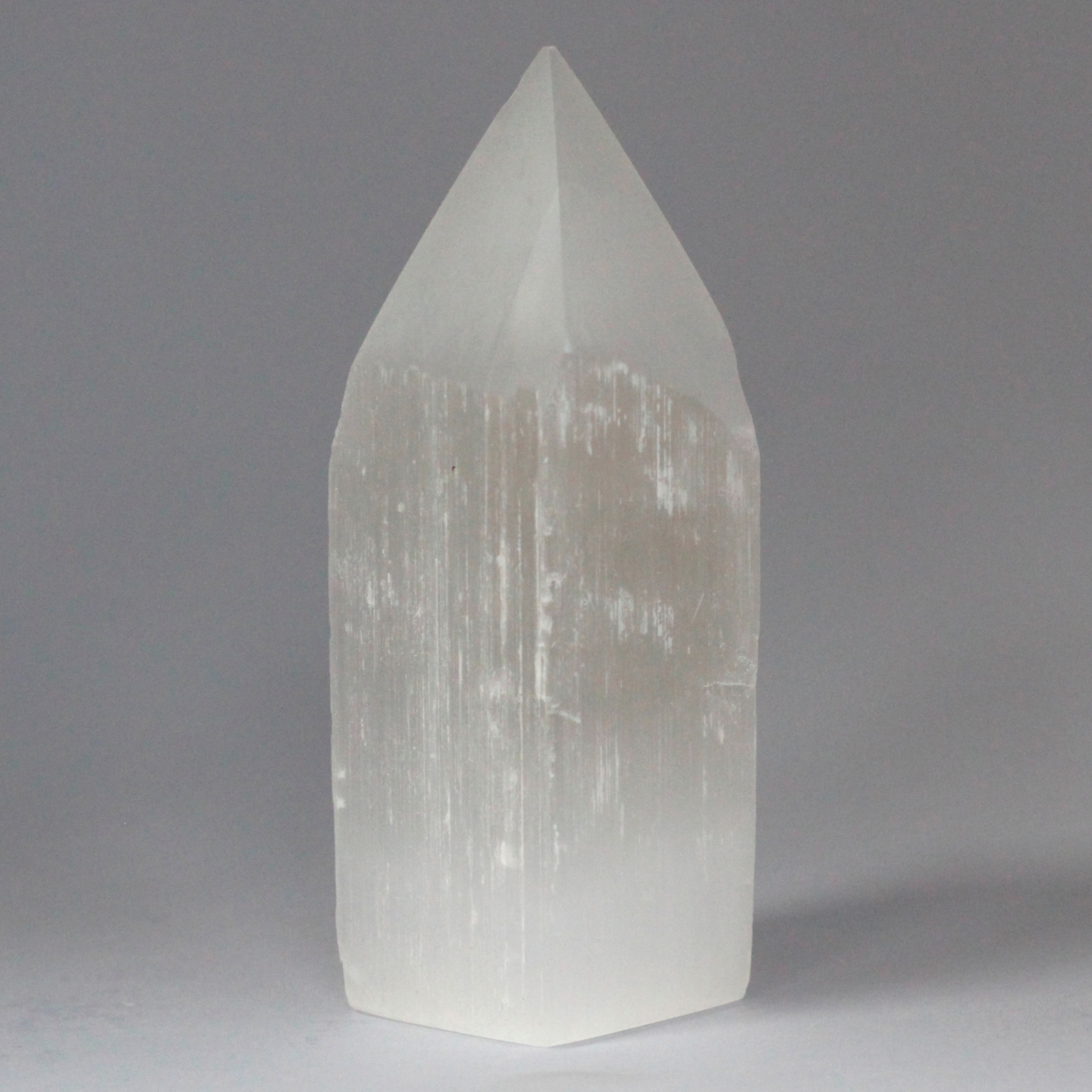 Selenite Pencil Point Tower - 15 cm  (SelT-11)