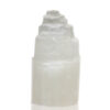 Natural Selenite Tower Lamp - 15 cm  (SelLp-01)