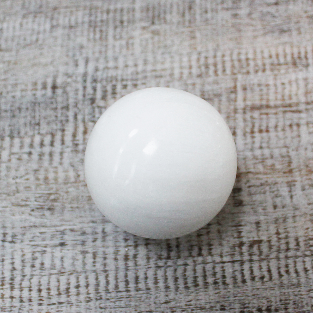 Selenite Sphere - 5-6 cm  (SelW-10)