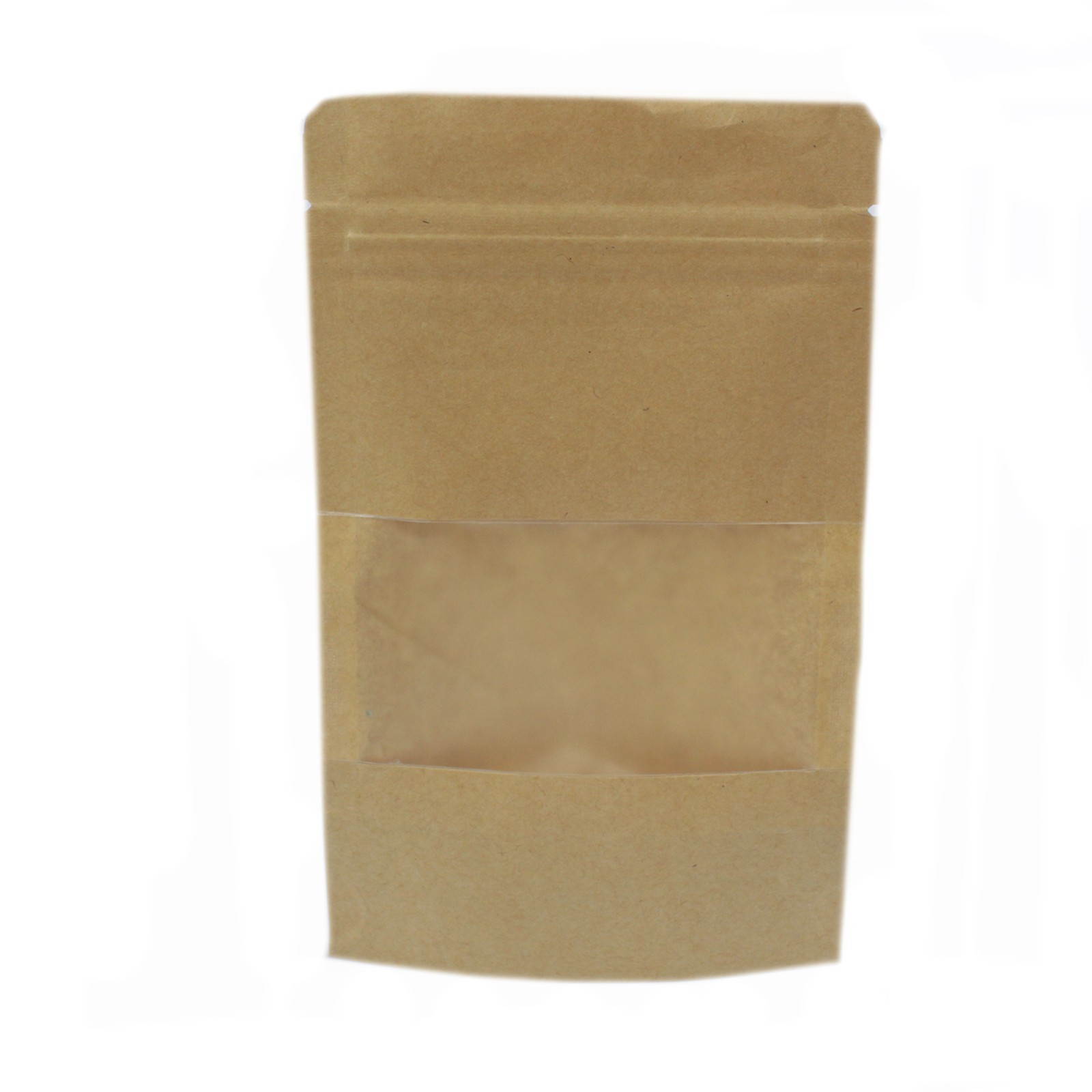 10x Kraft Window Bag 12x20 cm (KWB-02)
