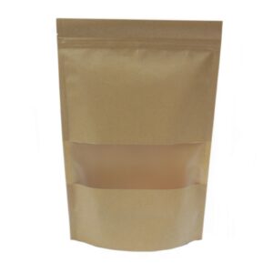 10x Kraft Window Bag 18x26 cm  (KWB-04)