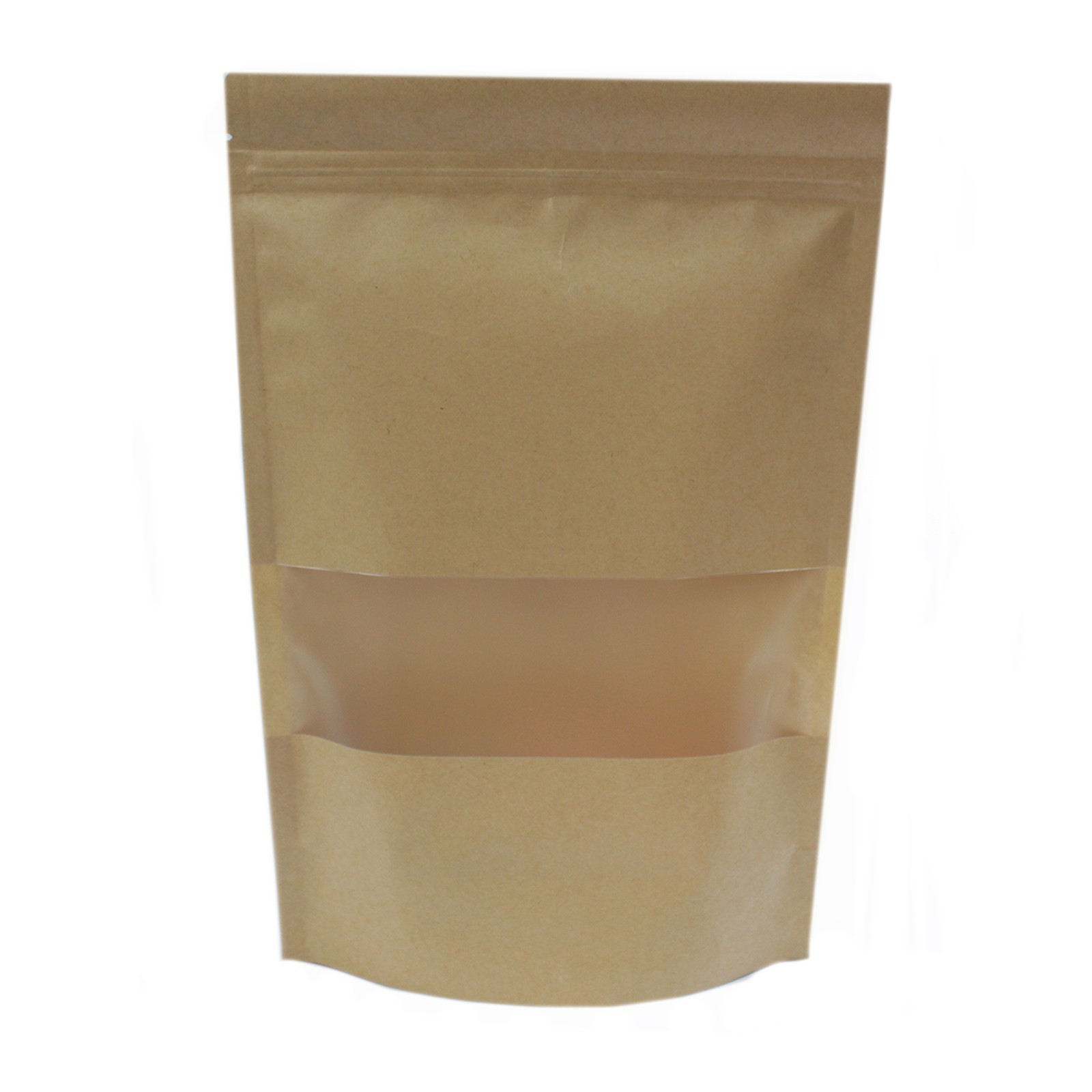 10x Kraft Window Bag 18x26 cm (KWB-04)