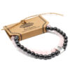 Magnetic Gemstone Bracelet - Rose Quartz  (MGBS-02)
