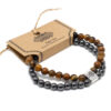 Magnetic Gemstone Bracelet - Tiger Eye  (MGBS-04)