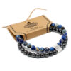 Magnetic Gemstone Bracelet - Sodalite  (MGBS-08)