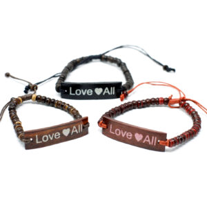 Coco Slogan Bangle - LoveAll  (CocoSG-04)