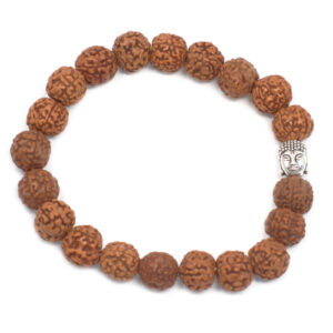 Rudraksha Buddah Bangle Mala - Brown  (Rudr-05)