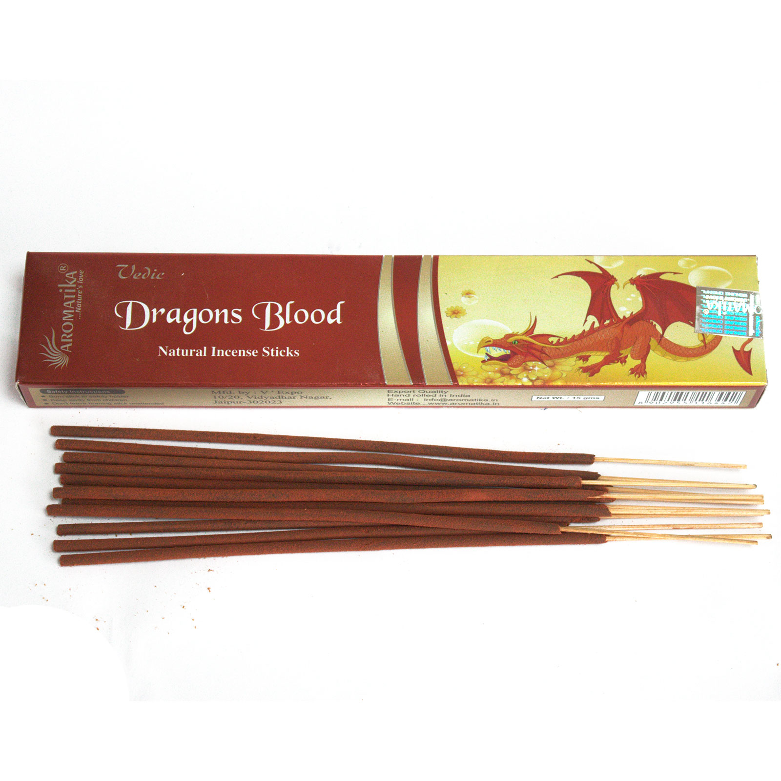 Vedic -Incense Sticks -Â Dragon Blood (Vedic-16)