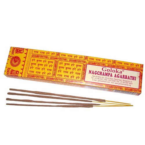 Goloka Nagchampa Incense Sticks 16g  (EID-44)