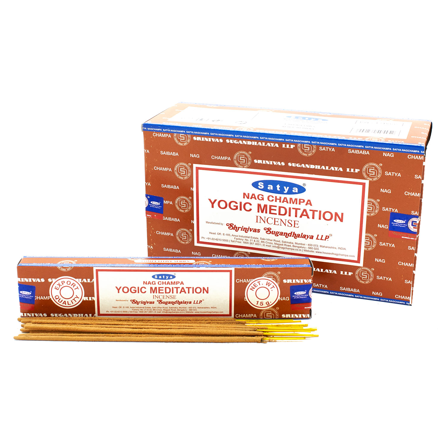 Satya Incense Sticks 15g - Yogic Meditation  (iSatya-38)