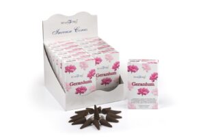 Geranium Incense Cones  (StamC-17)