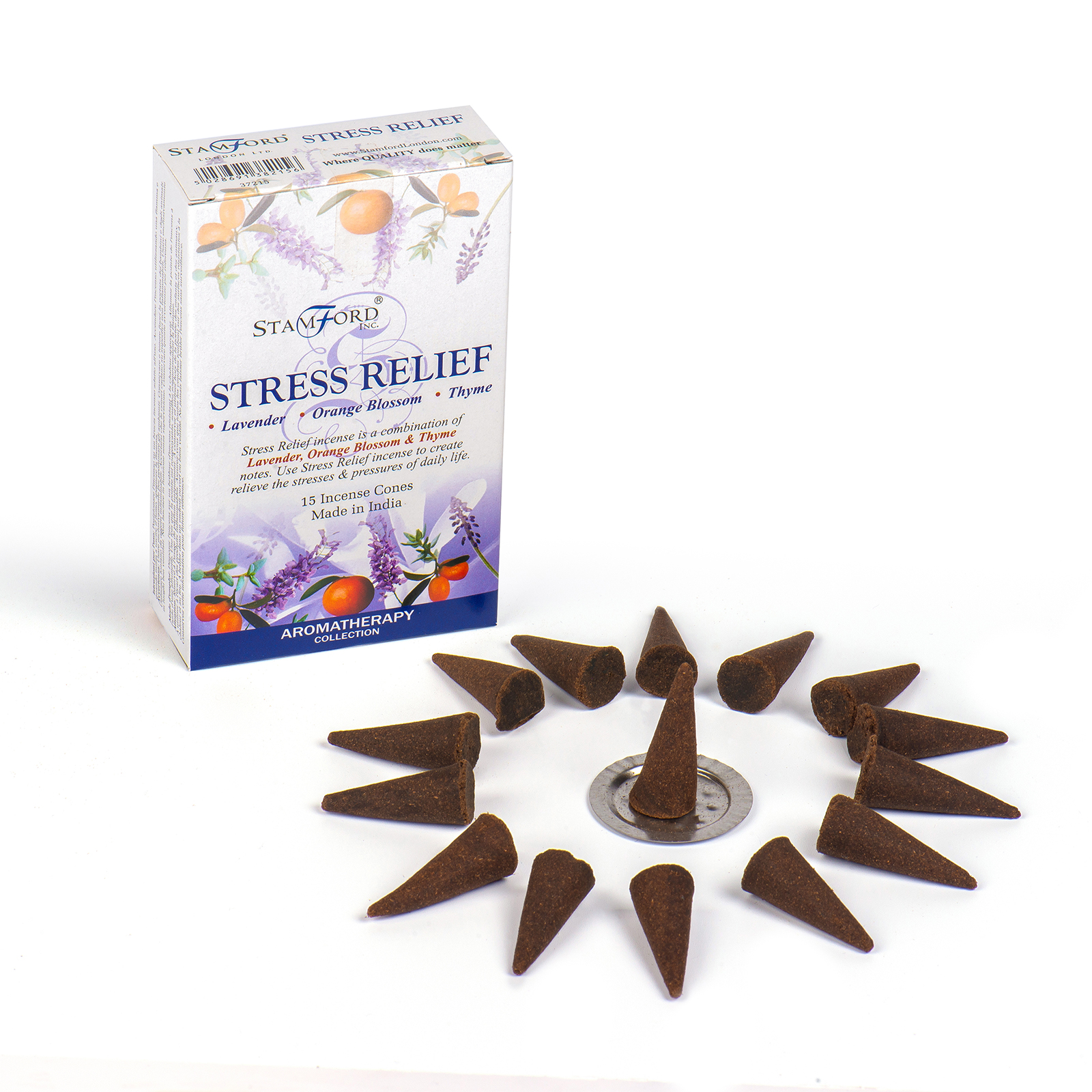 Stress Relief Incense Cones  (StamC-26)