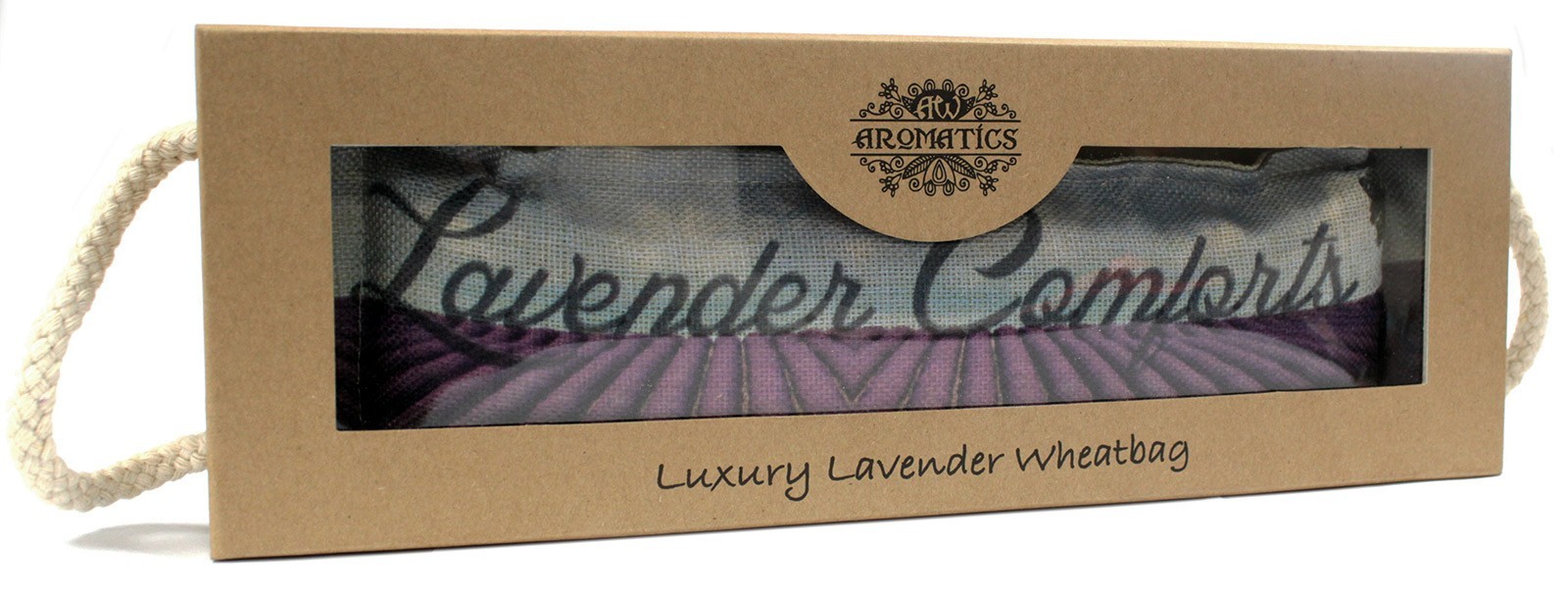 Luxury Lavender Wheat Bag in Gift Box - Lavender Comforts (AWHBL-01)