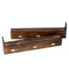 Mango Wood Incense Box - Assorted  (ISH-175M)