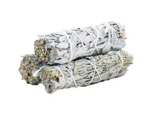 Smudge Stick - White Sage & Blue Sage 10cm  (SmudgeS-19)