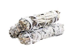 Smudge Stick - White Sage & Yerba Santa 10cm  (MSage-19)