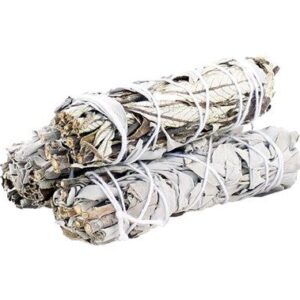 Smudge Stick - White Sage & Yerba Santa 10cm  (MSage-19)