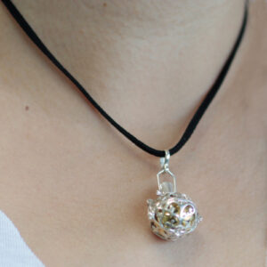 Silver Angel Bell - Night-time - 18mm  (SABall-02)