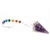 Orgonite Power Chakra Pendulum - Amethyst  (OrgCP-01)