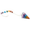 Orgonite Power Chakra Pendulum - Chakra  (OrgCP-06)