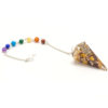 Orgonite Power Chakra Pendulum - Hamsa  (OrgCP-10)