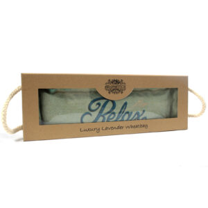 Luxury Lavender Wheat Bag in Gift Box - Blue Sky RELAX  (AWHBL-04)