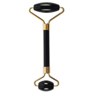 Gemstone Face Roller - Black Obsidian (GemFR-05)