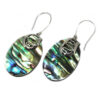 Shell & Silver Earrings - Flip-flops- Abalone  (SSE-08)