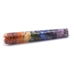 Orgonite Chackra and Copper Healing Wand - 140 x 30 mm  (Orgn-25)