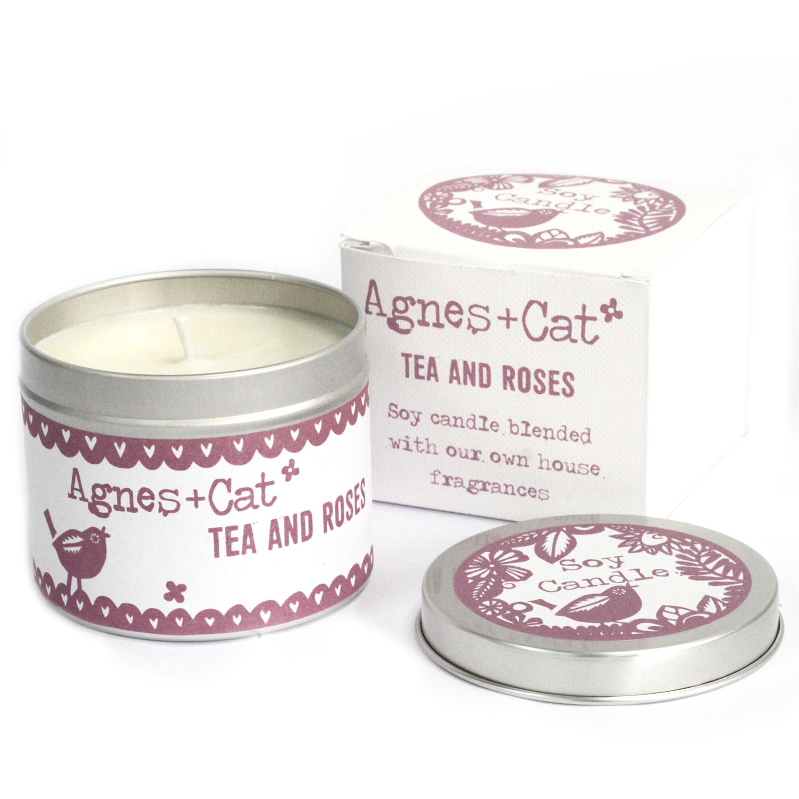 Tin Candle - Tea and Roses  (ACTC-05)