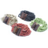 Multi-Bead Bangle Wooden Clasp - Asst Colours  (Nbang-02)