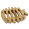 Hemu Wood Soap Dish - Fish  (WSoapD-15)