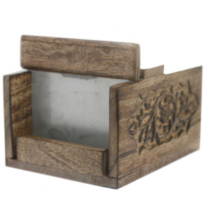 Carved Mango Wood Cutter For Soap Loaves (HMS-34M)