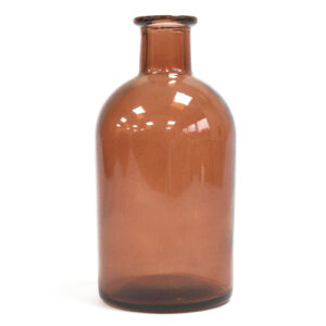 200 ml Round Antique Reed Diffuser Bottle - Amber  (RDBot-05)